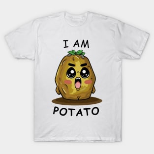 Funny Potato, I am Potato T-Shirt